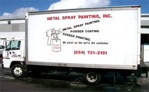 Metal Spray Painting Logo